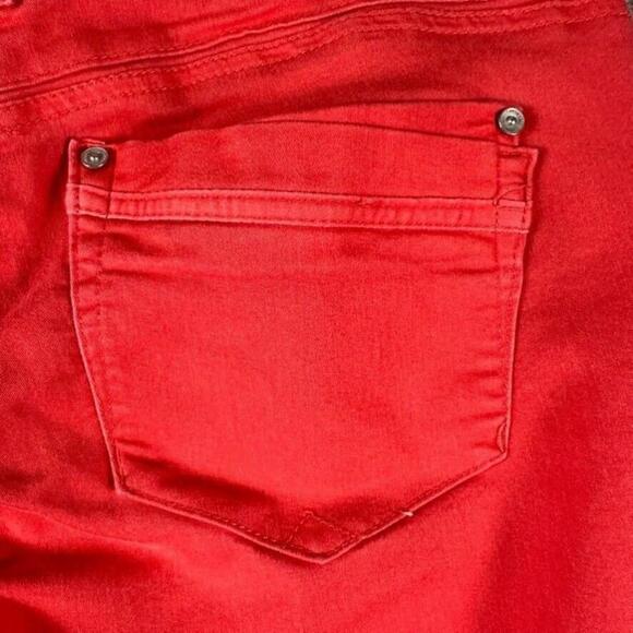 Democracy Jeans Womens 8 Pink Skinny Mid Rise Stretch Ab Technology Pants - Picture 7 of 10